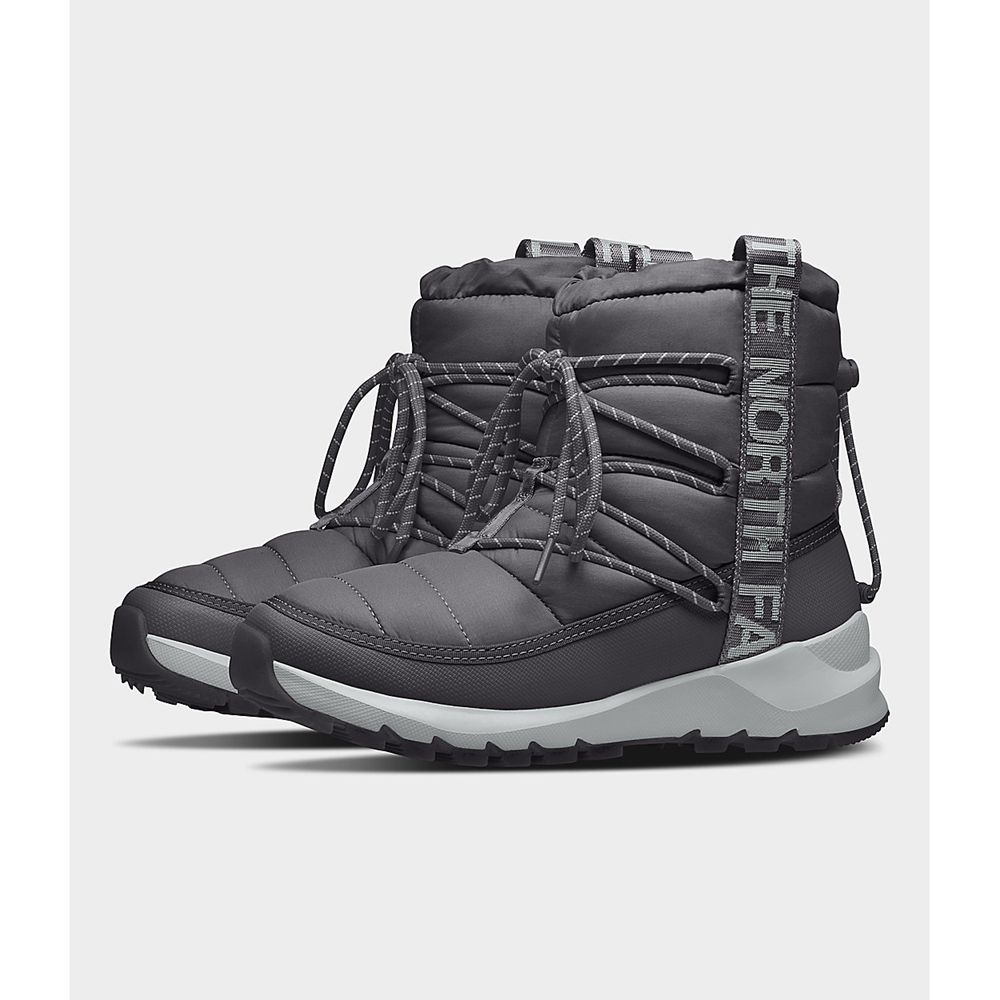 The North Face Boots Womens Australia - The North Face Thermoball™ Lace Up Grey (GBD-685729)